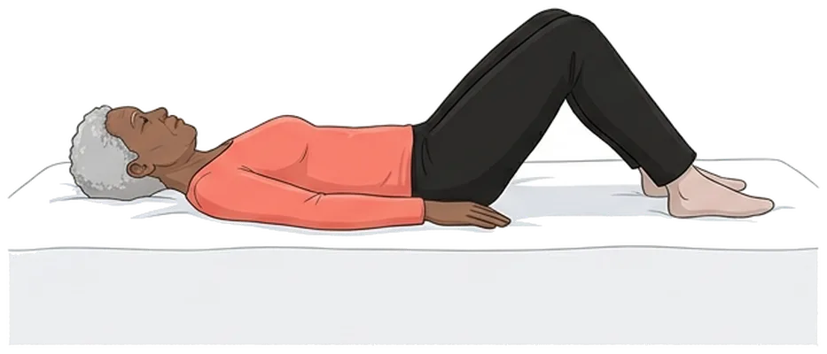 Head lifts lying down, start position