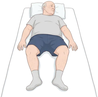 Neck turns lying down, start position