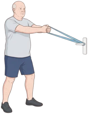 Press-out with a band, end position