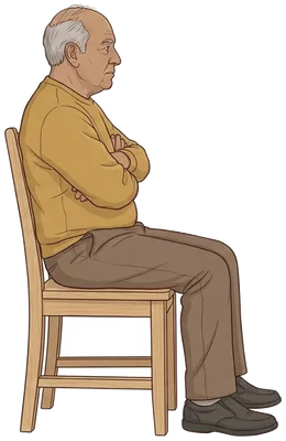 Seated back rounding, start position