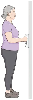 Forward press into the wall, hold position