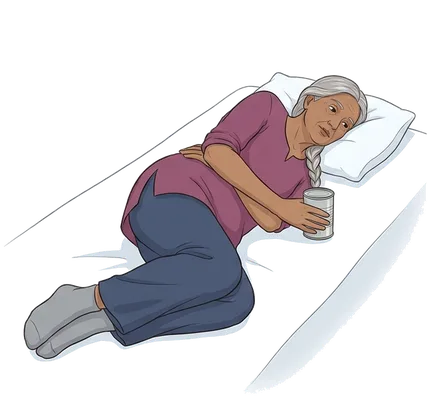 Arm turns lying on your side, start position